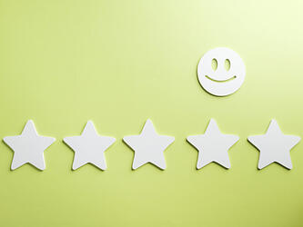 Stars and smiley face